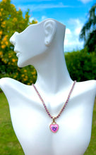 Cargar imagen en el visor de la galería, Heart tennis necklace
