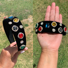 Cargar imagen en el visor de la galería, Diadema con rhinestones de colores
