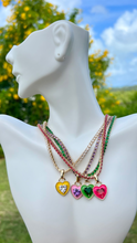 Cargar imagen en el visor de la galería, Heart tennis necklace
