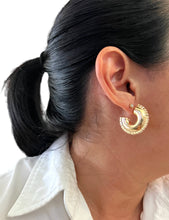 Cargar imagen en el visor de la galería, Pantallas argollas con rhinestones
