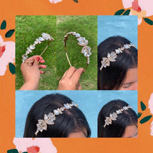 Cargar imagen en el visor de la galería, Diadema con rhinestones
