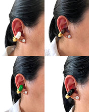 Cargar imagen en el visor de la galería, Ear cuff dos tonos
