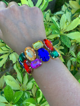 Cargar imagen en el visor de la galería, pulsera en rhinestones grandes
