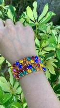 Cargar imagen en el visor de la galería, set de 4 pulseras en rhinestones
