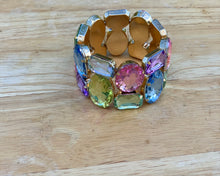 Cargar imagen en el visor de la galería, pulsera en rhinestones grandes
